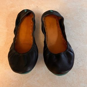 Tieks navy blue ballet flats size 9